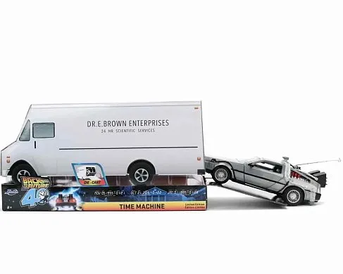 Модель ДеЛориан — Back to the Future 40th Anniversary 1/24 Die-cast Model Limited Edition