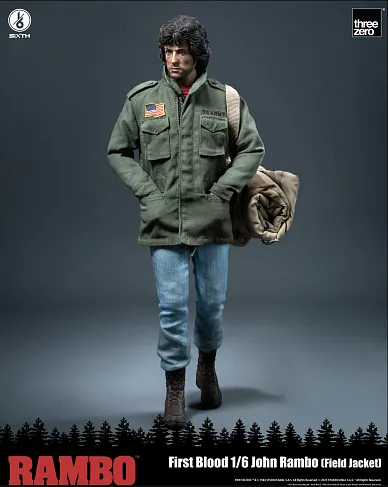 Фигурка Рэмбо — ThreeZero Rambo First Blood Field Jacket 1/6