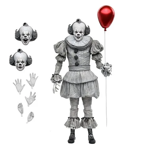 Фигурка Pennywise Black White — Neca Ultimate IT Welcome to Derry  Figure