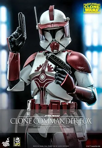 Фигурка Clone Commander Fox — Hot Toys TMS103 Star Wars The Clone Wars 1/6