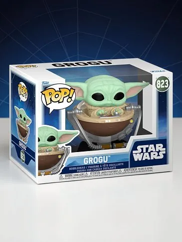 Фигурка Grogu in Pram — Funko Pop! Bobble Star Wars Mandalorian and Grogu Vinyl 923