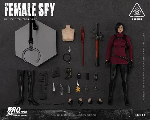 Фигурка Ada Wong Female Spy — Brotoys LR011 Resident Evil 1/12