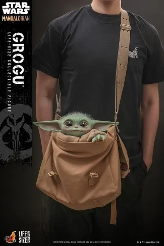 Фигурка Малыш Грогу — Hot Toys LMS015 The Mandalorian Grogu 1/1