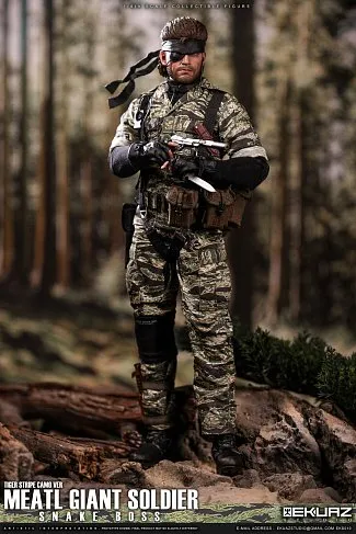 Фигурка Metal Gear Solid — Ekuaz Studio EKS010 Snake Boss Tiger Stripe Camo 1/6 