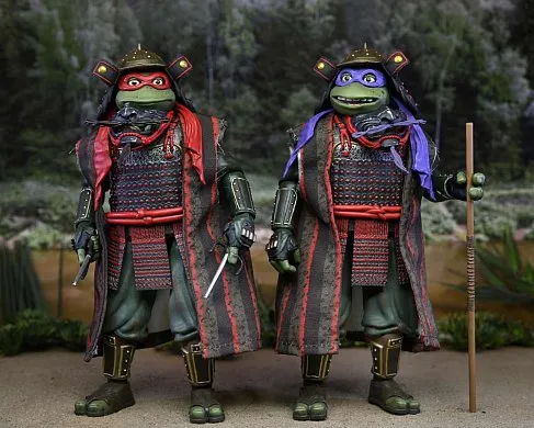 Фигурки Donatello and Raphael — Neca Teenage Mutant Ninja Turtles Movie 3