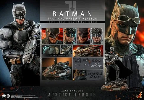 Фигурка Batman Tactical Batsuit Version — Hot Toys TMS085 Zack Snyder Justice League 1/6