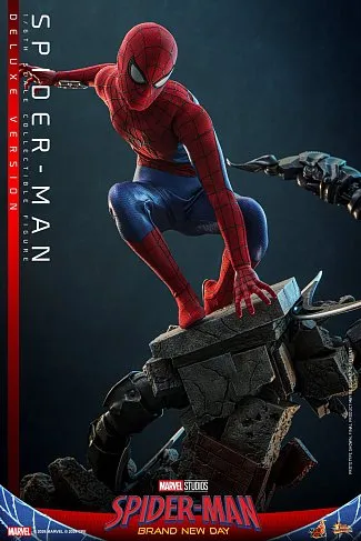Фигурка Spider-Man Deluxe — Hot Toys MMS893 Spider-Man Brand New Day 1/6