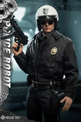 Фигурка Terminator T-1000 — Present Toys SP62 1/6 Police Robot Figure