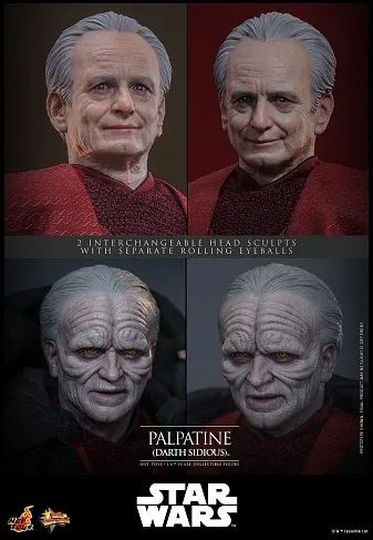 Фигурка Palpatine Darth Sidious — Hot Toys MS805 Revenge of the Sith 1/6