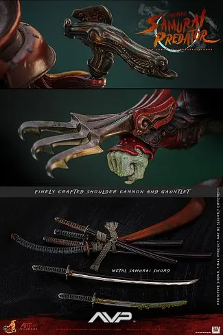 Фигурка Akaoni Samurai Predator — Hot Toys AC06 Alien vs Predator 1/6