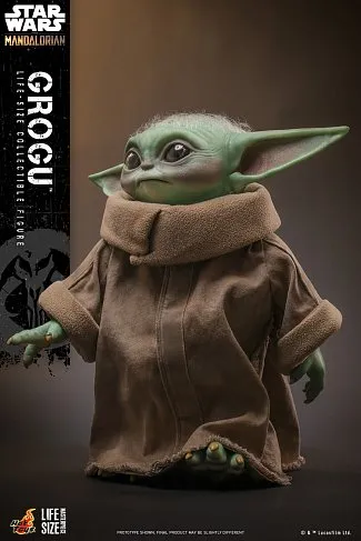 Фигурка Малыш Грогу — Hot Toys LMS015 The Mandalorian Grogu 1/1
