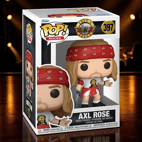 Фигурка Axl Rose with Red Bandana — Funko POP! Rocks Guns N Roses 397