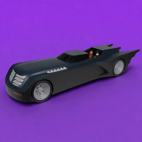 Модель Batmobile — McFarlane Toys Batman Animated Vehicle Gold Label