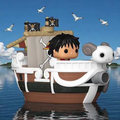 Фигурка One Piece Monkey D Luffy and the Going Merry — Funko Pop! Vinyl Bitty Rides