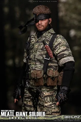 Фигурка Metal Gear Solid — Ekuaz Studio EKS010 Snake Boss Tiger Stripe Camo 1/6 