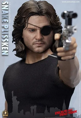 Фигурка Snake Plissken Sculpted Hair — Asmus Toys CRW004AS Escape from New York 1/6