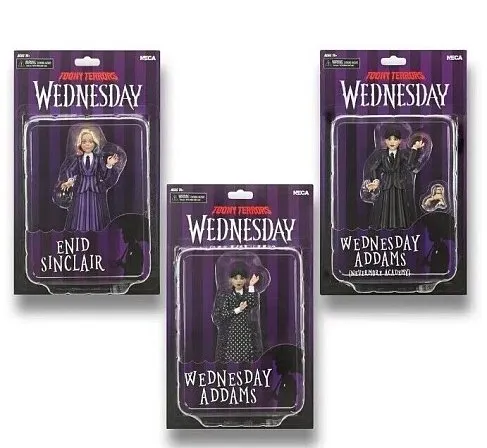 Фигурки Уэнсдэй — Neca Wednesday Toony Terrors S1 Set