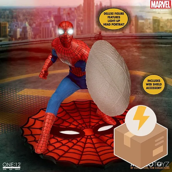 Фигурка Amazing Spider-Man — Mezco One 12 Collective Deluxe BD