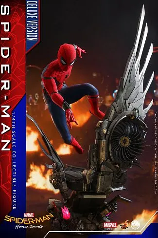 Фигурка Спайдермен — Hot Toys Spider-Man Homecoming Quarter Scale 1/4 Deluxe