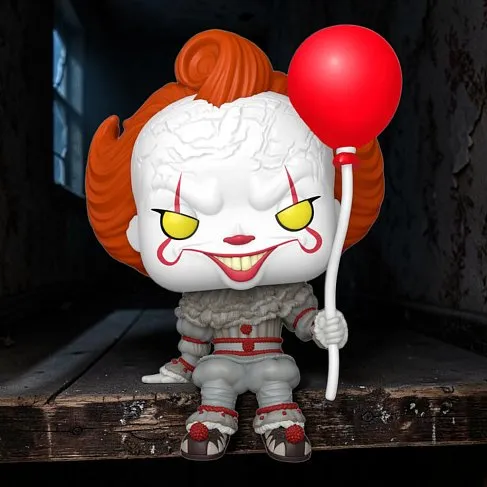 Фигурка IT Chapter One Pennywise with Balloon Shelf Sitter — Funko Pop! Vinyl 2030