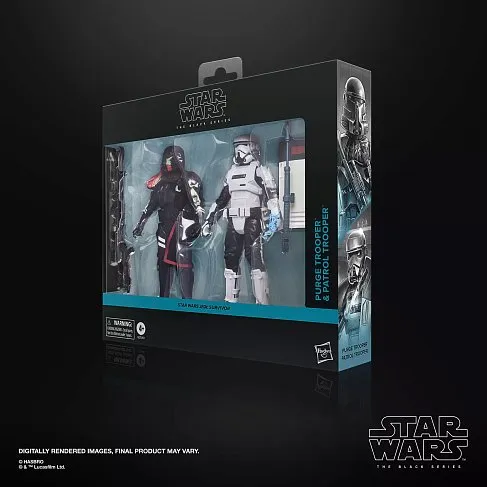 Фигурки Jedi Survivor Purge Trooper And Patrol Trooper — Hasbro Star Wars Black Series Figure