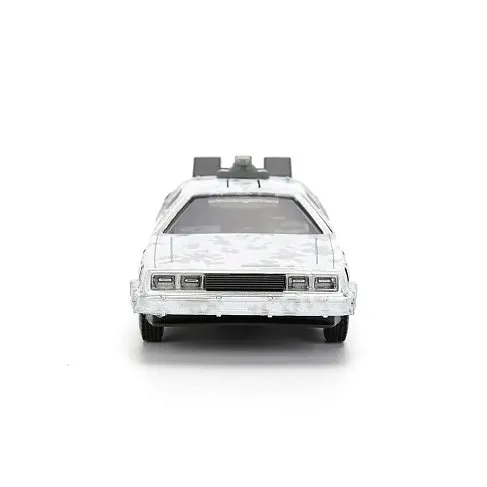 Модель ДеЛориан — Back to the Future 40th Anniversary Delorean Frost Effect 1/32 Die-cast Model Van Box Limited Edition