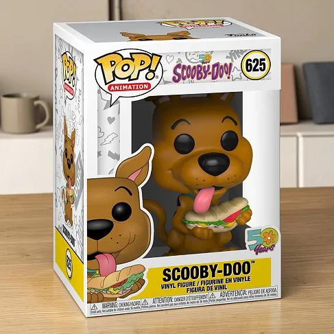 Фигурка Scooby-Doo w Sandwich — Funko Pop! Vinyl 50th Anniversary 625