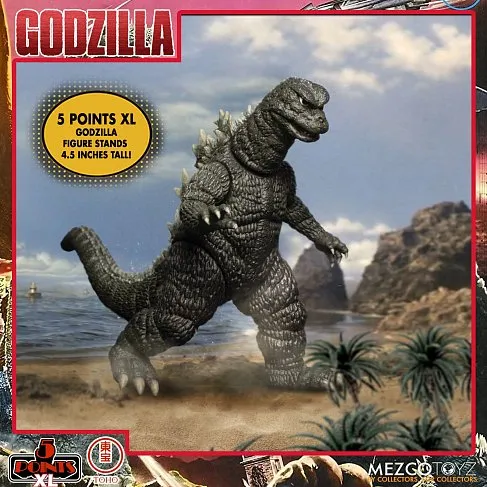 Фигурки Godzilla Destroy All Monsters — Mezco 5 Points Box Set 1