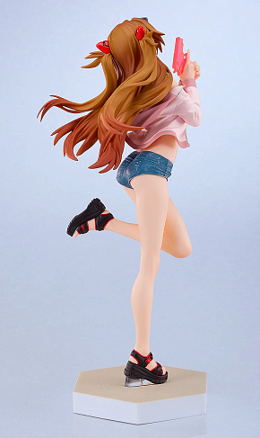 Фигурка Rebuild of Evangelion Asuka Beach Queens — Goodsmile Pop Up Parade L