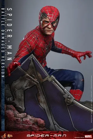 Фигурка Spider-Man Battle Damaged — Hot Toys MMS859 1/6 Figure