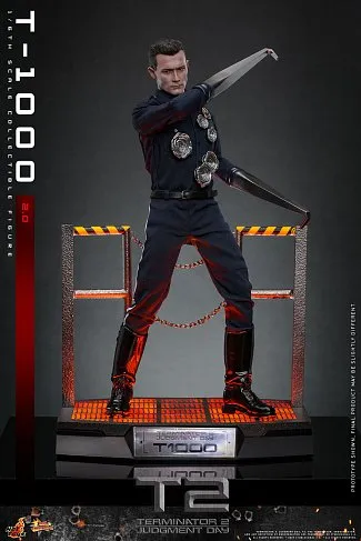 Фигурка T-1000 2.0 — Hot Toys MMS774 Terminator 2 1/6 Figure