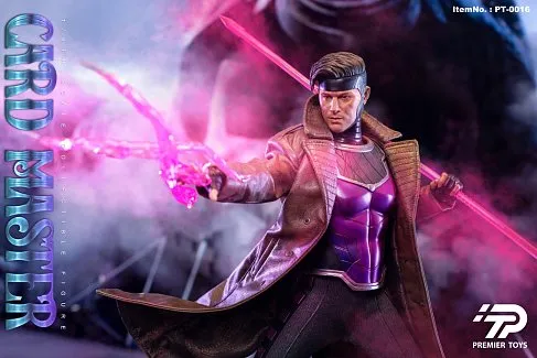 Фигурка Card Master Deadpool & Wolverine Gambit — Premier Toys PT-0016 1/6
