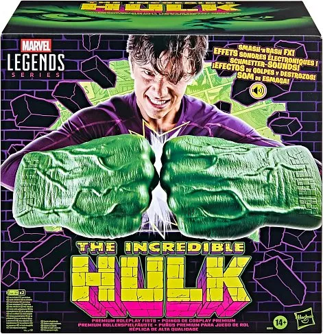 Кулаки Халка — Hasbro Marvel Legends Incredible Hulk Electronic Fists