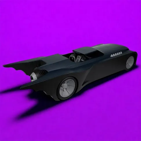 Модель Batmobile — McFarlane Toys Batman Animated Vehicle Gold Label
