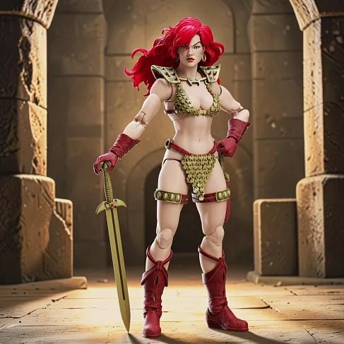 Фигурка Red Sonja Limited Gold and Red — Boss Fight Studio Epic HACKS Figure