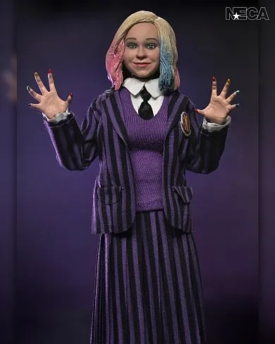Фигурка Wednesday Addams and Enid Sinclair Nevermore Uniforms — Neca Clothed Action Figure