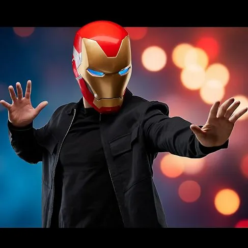 Шлем Железного Человека — Hasbro Marvel Legends Electronic Helmet Iron Man Mark 85