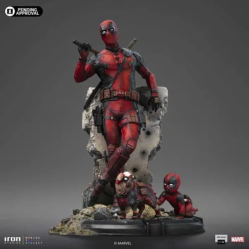 Фигурка Дэдпул — Iron Studios 1/10 Deadpool And Wolverine