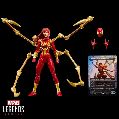 Фигурка Mary Jane Watson Iron Spider — Hasbro Marvel Legends Magic the Gathering Figure