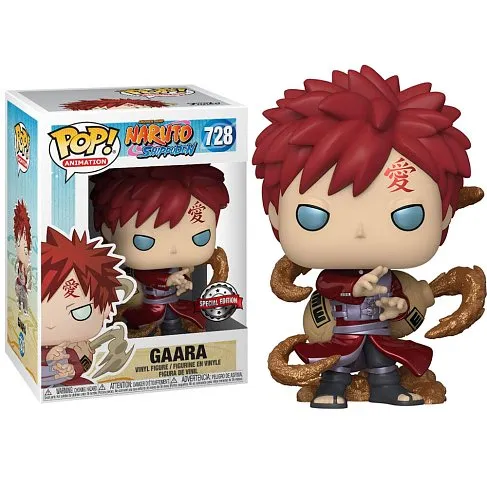 Фигурка Naruto Gaara Metallic Exclusive — Funko Pop! Vinyl 728