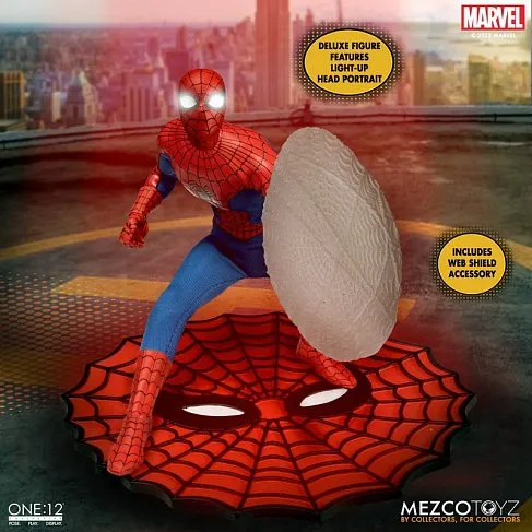 Фигурка Amazing Spider-Man — Mezco One 12 Collective Deluxe BD