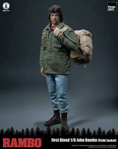 Фигурка Рэмбо — ThreeZero Rambo First Blood Field Jacket 1/6
