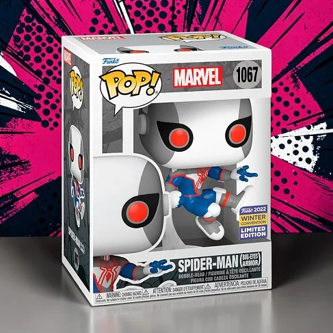 Фигурка Spiderman Bug-Eyes Armor Exclusive — Funko Pop! 1067