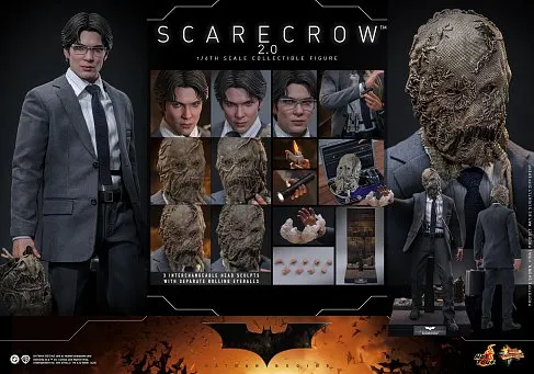 Фигурка Scarecrow 2.0 — Hot Toys MMS801 Batman Begins 1/6
