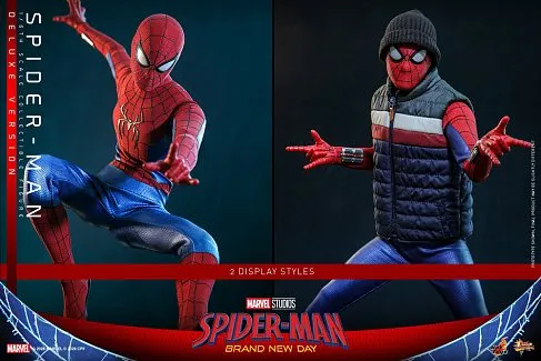 Фигурка Spider-Man Deluxe — Hot Toys MMS893 Spider-Man Brand New Day 1/6