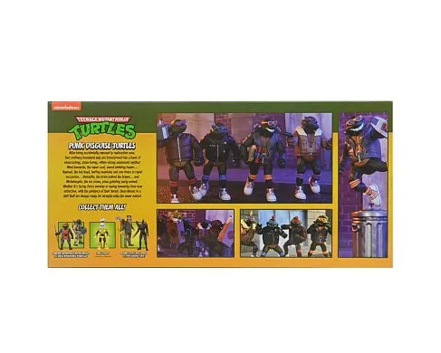 Фигурки Черепашки Ниндзя — Neca Punk Turtles 4-pack