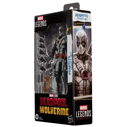 Фигурка Deadpool Black And White — Hasbro Marvel Legends Deadpool and Wolverine Figure
