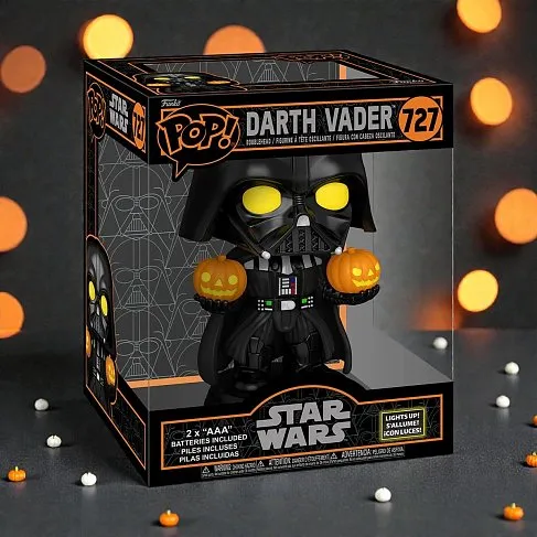 Фигурка Darth Vader Halloween Light-Up — Star Wars Super Funko Pop! Vinyl 727