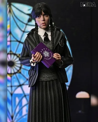 Фигурка Wednesday Addams and Enid Sinclair Nevermore Uniforms — Neca Clothed Action Figure
