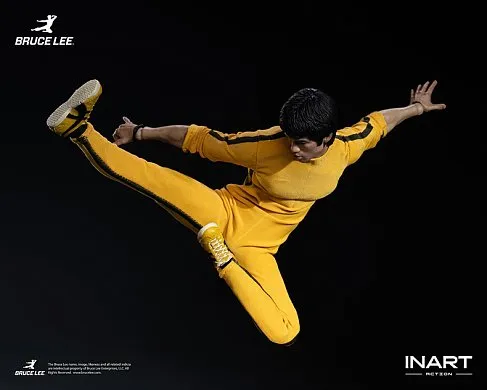 Фигурка Брюс Ли — Inart GyA036 Bruce Lee Yellow Jumpsuit 1/12